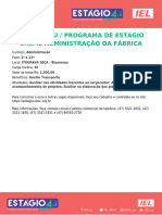 100689-BLU PROGRAMA DE ESTAGIO CREME Administração Da Fábrica