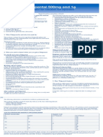 Thiopental 500mg and 1g: Powder For Solution For Injection