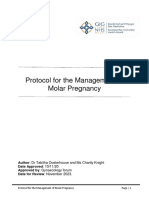 Molar Pregnancy - SB Guideline 2020