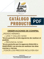 Catálogo Por Mayor Lunamani Mayo 2022