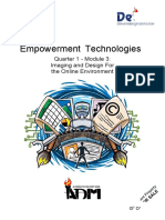 Empowerment Technologies: Quarter 1 - Module 3: Imaging and Design For The Online Environment