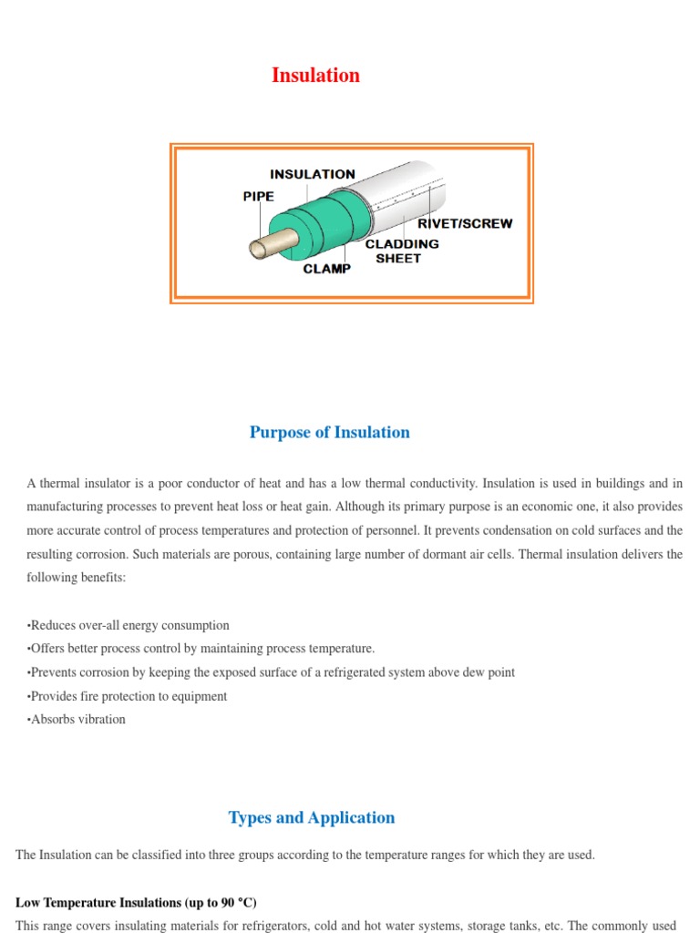 Insulation | PDF | Thermal Insulation | Heat Transfer