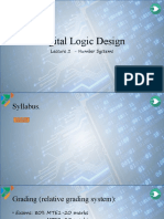 Digital Logic Design: Lecture 2 - Number Systems