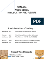 Wood Introduction and Flexure