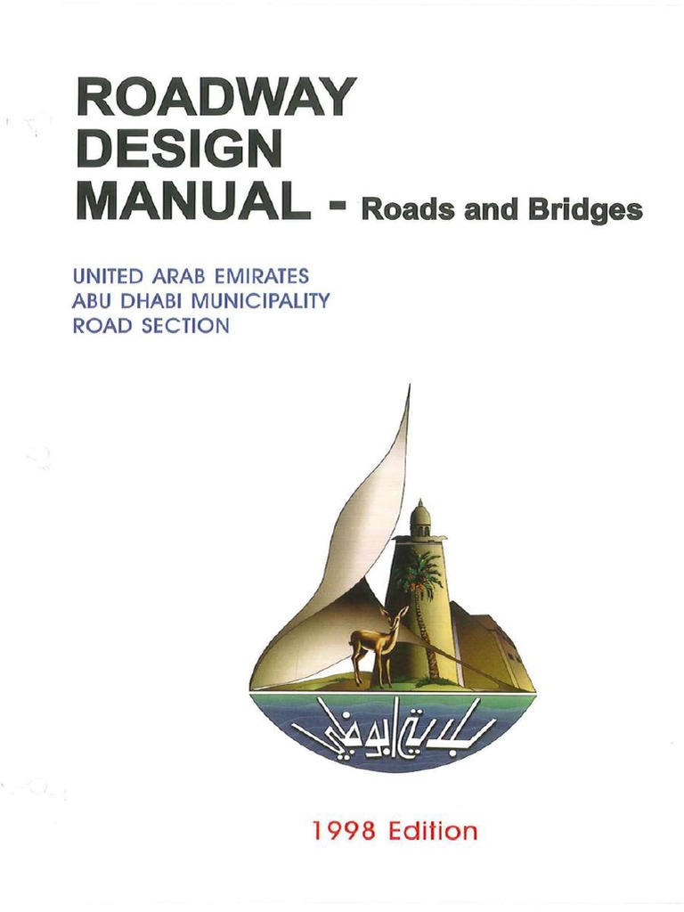 UAE Roadway Design Manual | PDF | Interchange (Road) | Prestressed Concrete