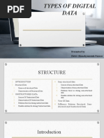 1 - Chap 3 - Types of Digital Data | PDF | Xml | Search Engine Indexing
