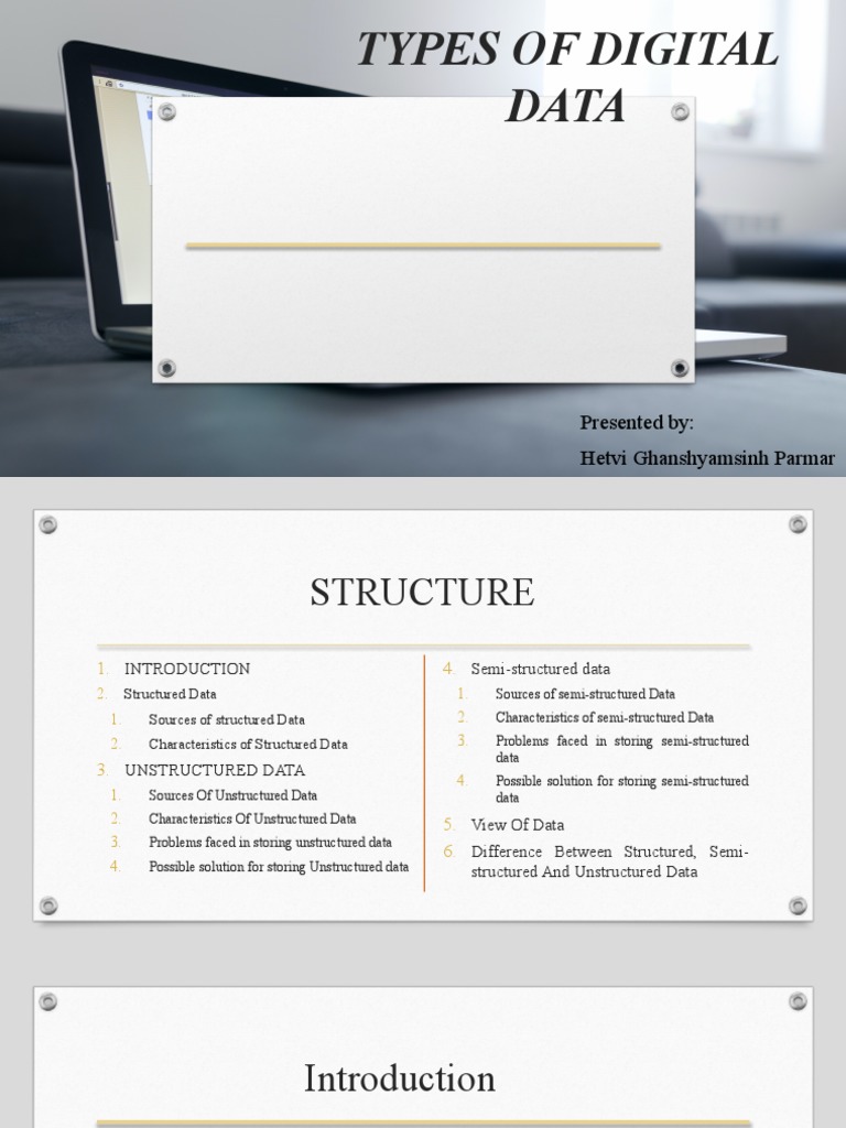 An InDepth Look at the Different Types of Digital Data Structured