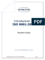 Introduction To ISO 9001-2000 Student Guide