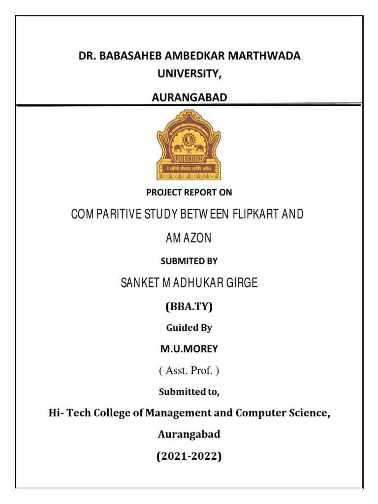 project-report-bba-6th-sem-pdf-e-commerce-amazon-kindle