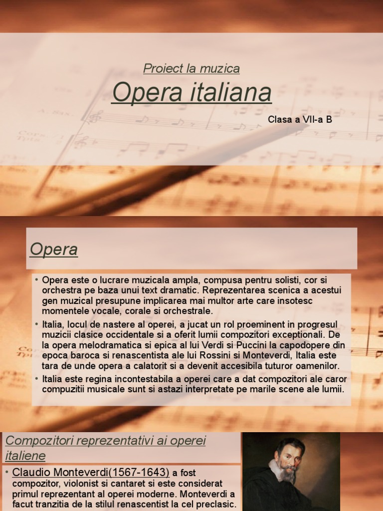 Opera Italiana | PDF