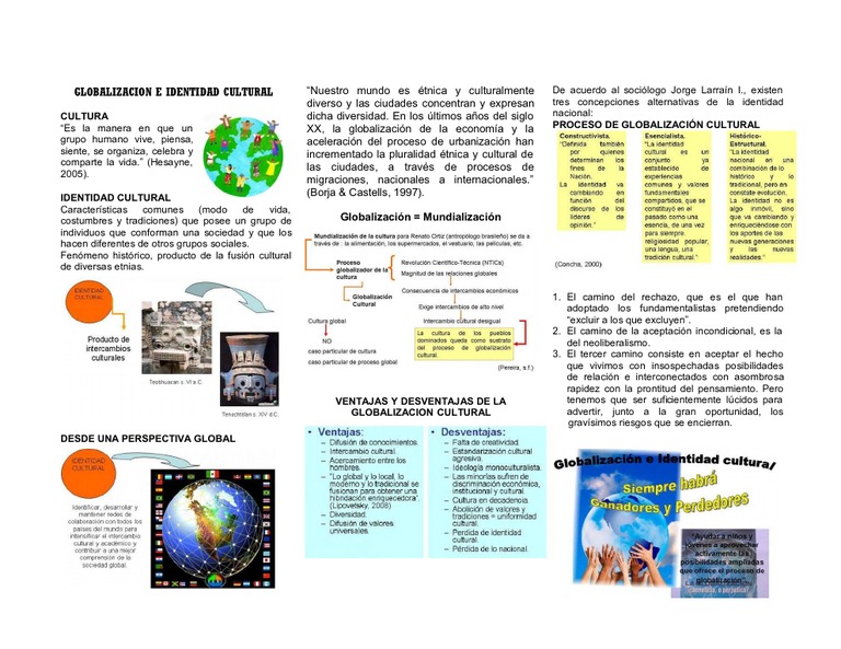 Globalización y su impacto en la identidad | PDF | Historia