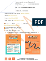 Toeic Shine - Cam K U Ra, T MS: - Nhóm Zalo C - Fanpage: - Instagram