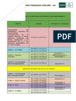 Chronogramme Online Niveau A1 PDF