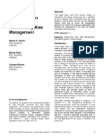 A Framework For Information Technology Outsourcing Risk Management