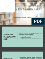 Materi Kuliah 5-Landasan Penelaahan Ilmu