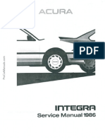 Acura Integra Service Manual