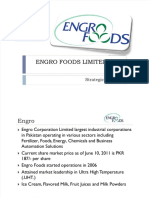 Engro Foods Limited (Efl) : Strategic Analysis