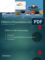 Effective Presentation Skills: By: Muhammad Safdar Iqbal