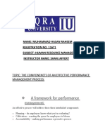 A Framework For Performance Management