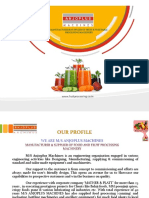 Manufacturer & Supplier of Fruit & Vegetable Processing Machinery