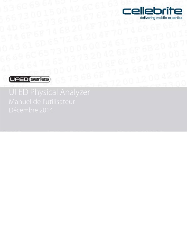 Ufed User Manual Cellebrite | PDF | Installation (Programmes ...