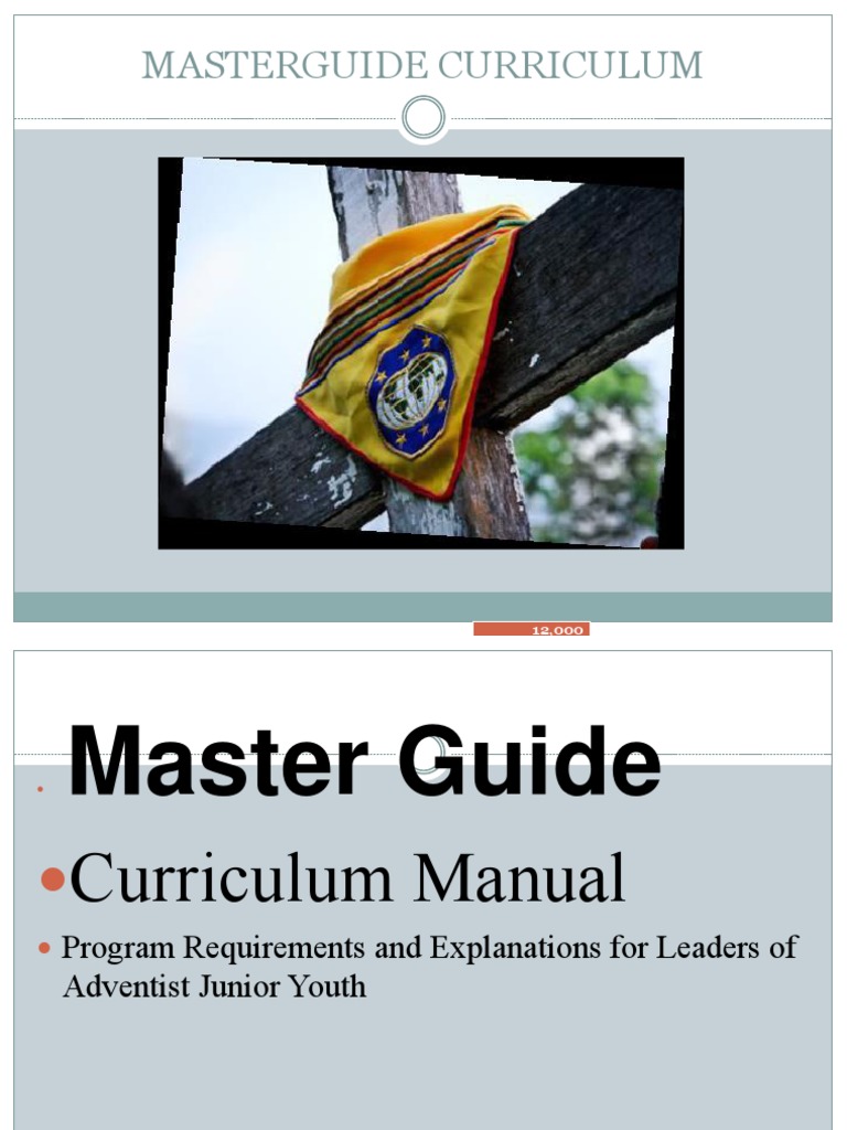 New Masterguide Curriculum 1 1 PDF Seventh Day Adventist Church Christian Movements