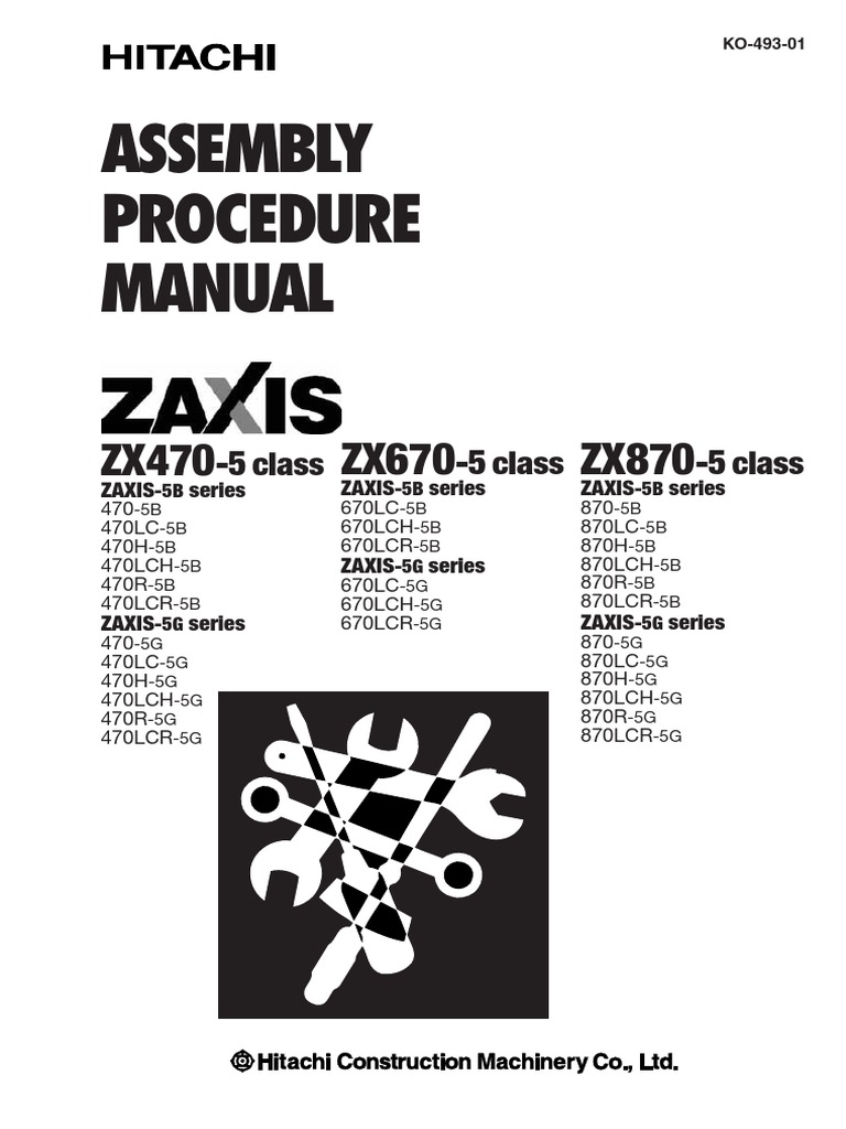 ZX470-5, ZX670-5, ZX870-5 Assembly Manual | PDF | Welding