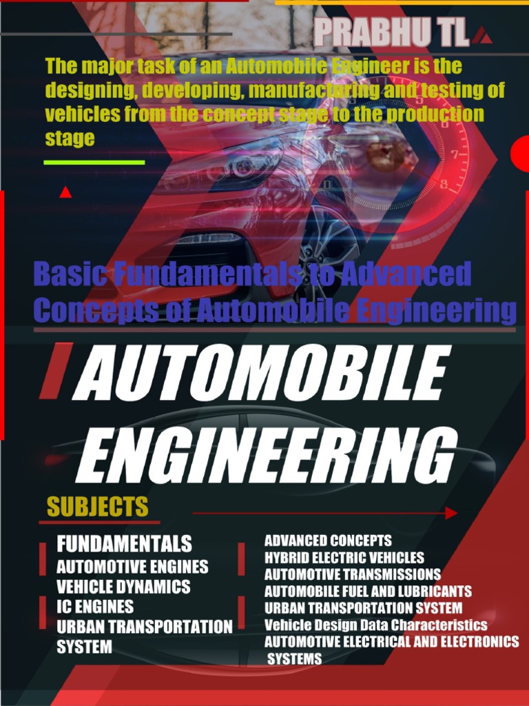 Prabhu T. - Automobile Engineering. Basic Fundamentals. Basic ...