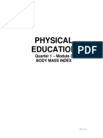 Physical Education: Quarter 1 - Module 3 Body Mass Index