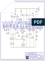 Using MJL4281A and MJL4302A Transistors + PCB 400W Class AB Power Amplifier