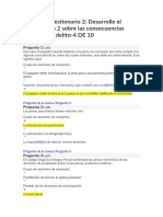 (AAB01) Cuestionario 2: Desarrolle El Cuestionario 2 Sobre Las Consecuencias Jurídicas Del Delito