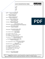 Concentration Terms Formula PDF