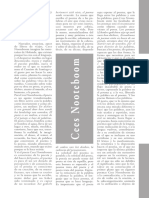 T.Albaladejo.  Cees Nooteboom - Revista Despalabro. 2. 2008 pp. 265-266