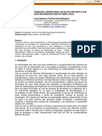 Ensaios de Caracterização Laboratorial de Solos Com Vista À Sua Utilização em Arquitectura de Terra Crua Teresa Santana e Paulina Faria Rodrigues