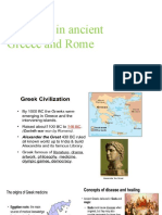 Ancient Greece Medicine PowerPoint Presentation
