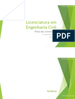 Licenciatura em Engenharia Civil: Física Das Construções