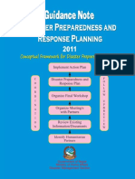 Guidance Note 2011 for Preparing Disaster Preparedness _ Response Plan