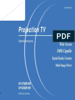 Projection TV Projection TV Projection TV Projection TV: KP-57XBR10W KP-65XBR10W