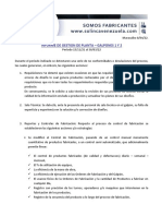 Informe de Gestion de Planta - Galpones 1 Y 2