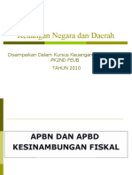 KKD 2010 APBN Dan APBD 2010