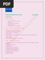 Workday Cloud ERP Course Content: Version 2021 R2 Duration: 40 Hrs