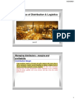 Dynamics of Distribution & Logistics: Managing Distributors - Margins and Profitability