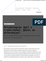 Metodologias Ágil X Tradicional Quais As Diferenças Blog TreinaWeb