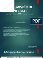 TRANSMISIÓN DE ENERGIA I Unidad I