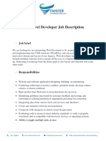 Developer Job Description