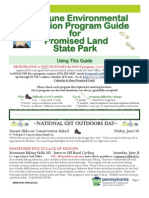 2011 June Environmental Education Program Guide For Promised Land State Park