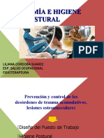 Prevencion Ergonomia Postural