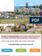 Funções urbanas e áreas funcionais