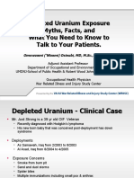 Depleted Uranium Exposure Myths, Facts, and What You Need To Know To Talk To Your Patients