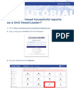How To Download Household Reports As A Unit Head or Leader